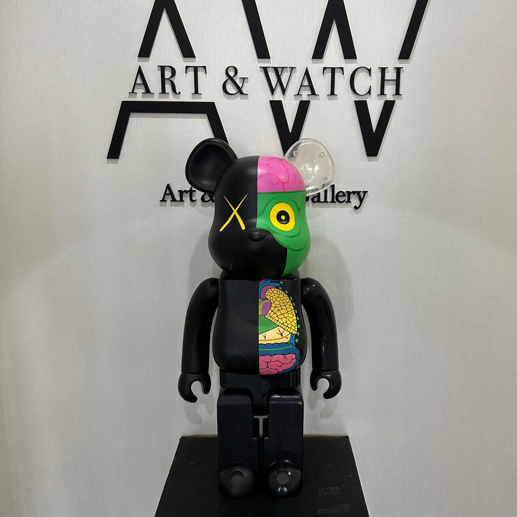 BE@RBRICK KAWS DISSECTED 1000% (BLACK), 2010