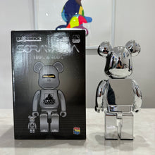 Load image into Gallery viewer, BE@RBRICK XLARGE(R) × HAJIME SORAYAMA 100% &amp; 400％ (SILVER), 2018
