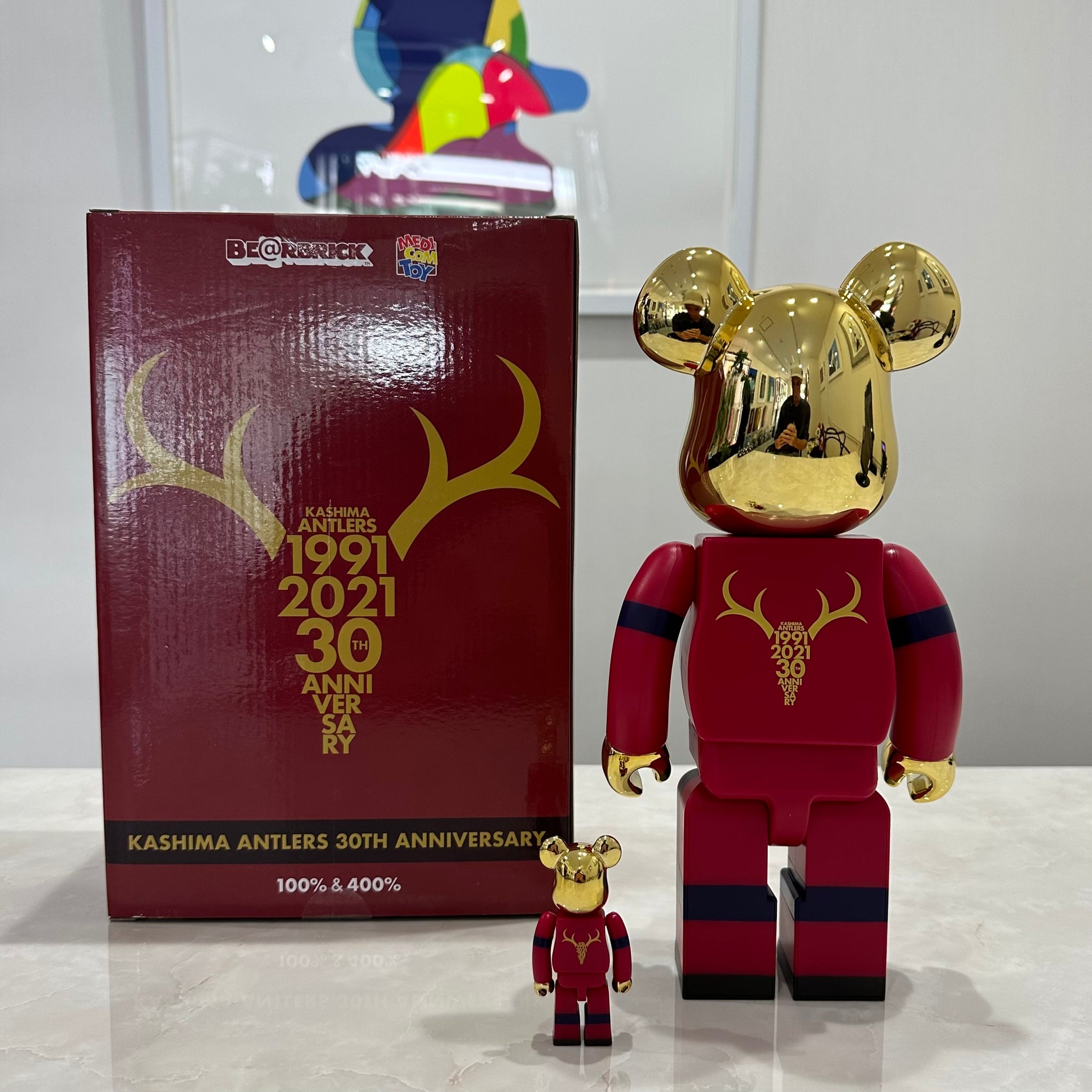 SALE 鹿島アントラーズ BE＠RBRICK ベアブリック ベアブリック 鹿島 ...