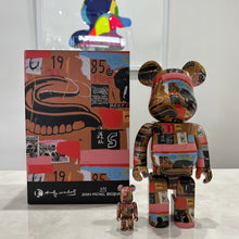 Load image into Gallery viewer, BE@RBRICK ANDY WARHOL × JEAN-MICHEL BASQUIAT #2 100％ &amp; 400％, 2021
