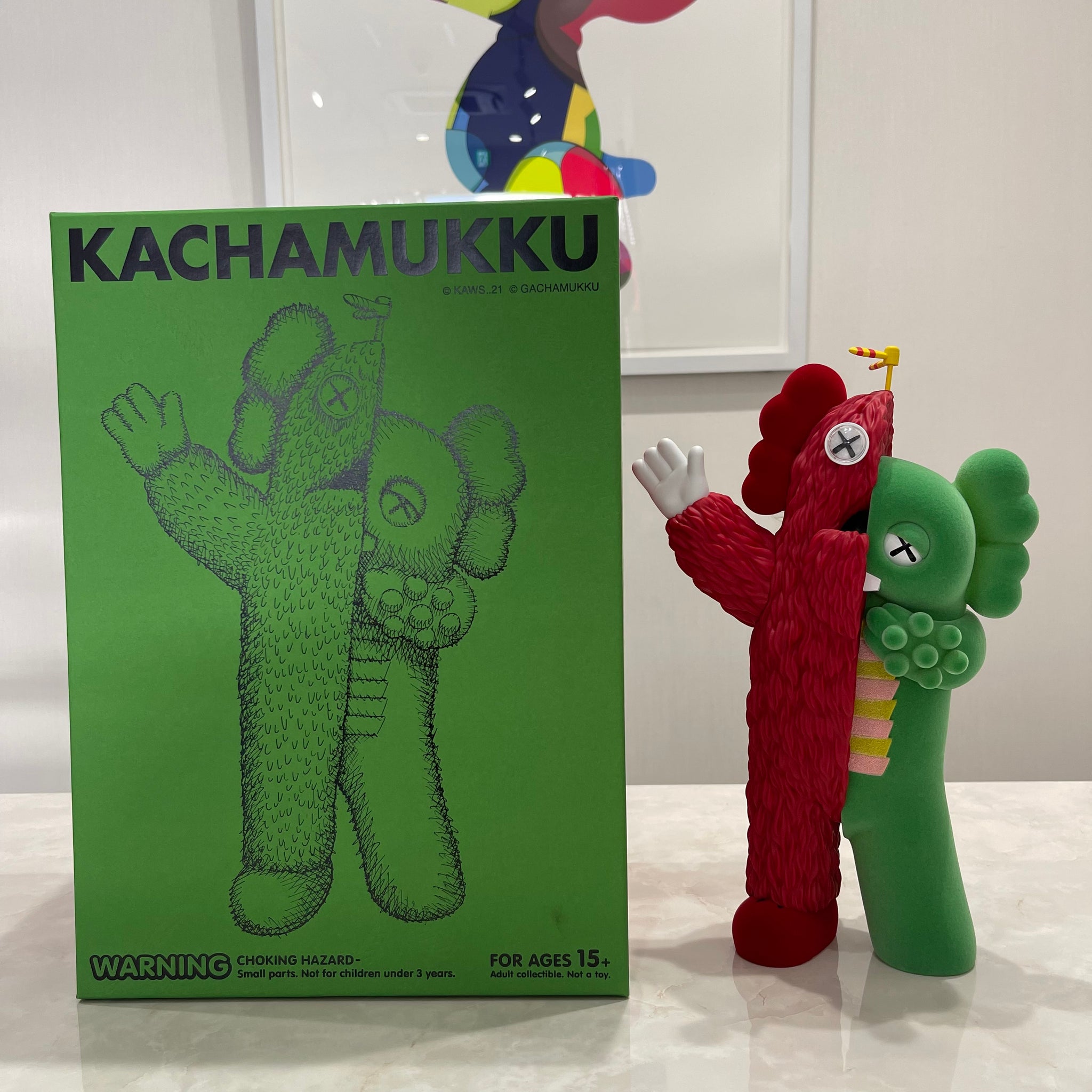 KACHAMUKKU Black colorway KAWS TOKYO FIRST カチャムック カウズ ...