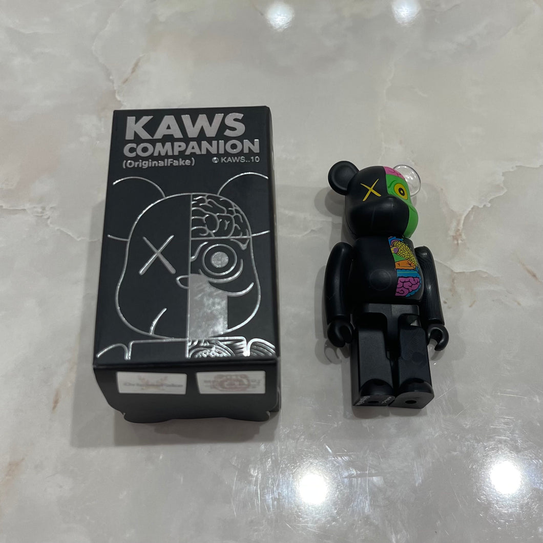 BE@RBRICK KAWS DISSECTED 100% (BLACK), 2010