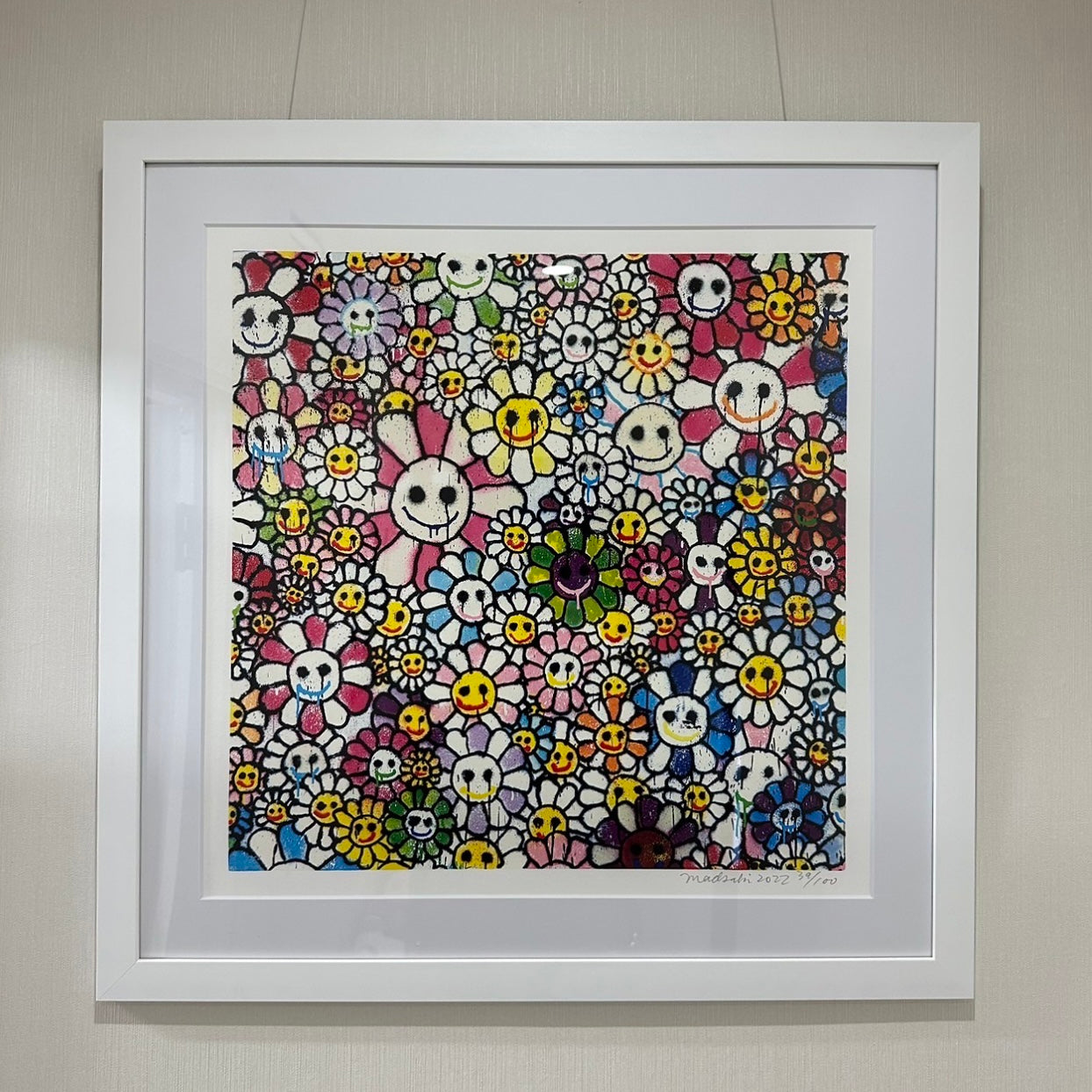 HOMAGE TO TAKASHI MURAKAMI FLOWER 3_P, 2022 – AW Gallery