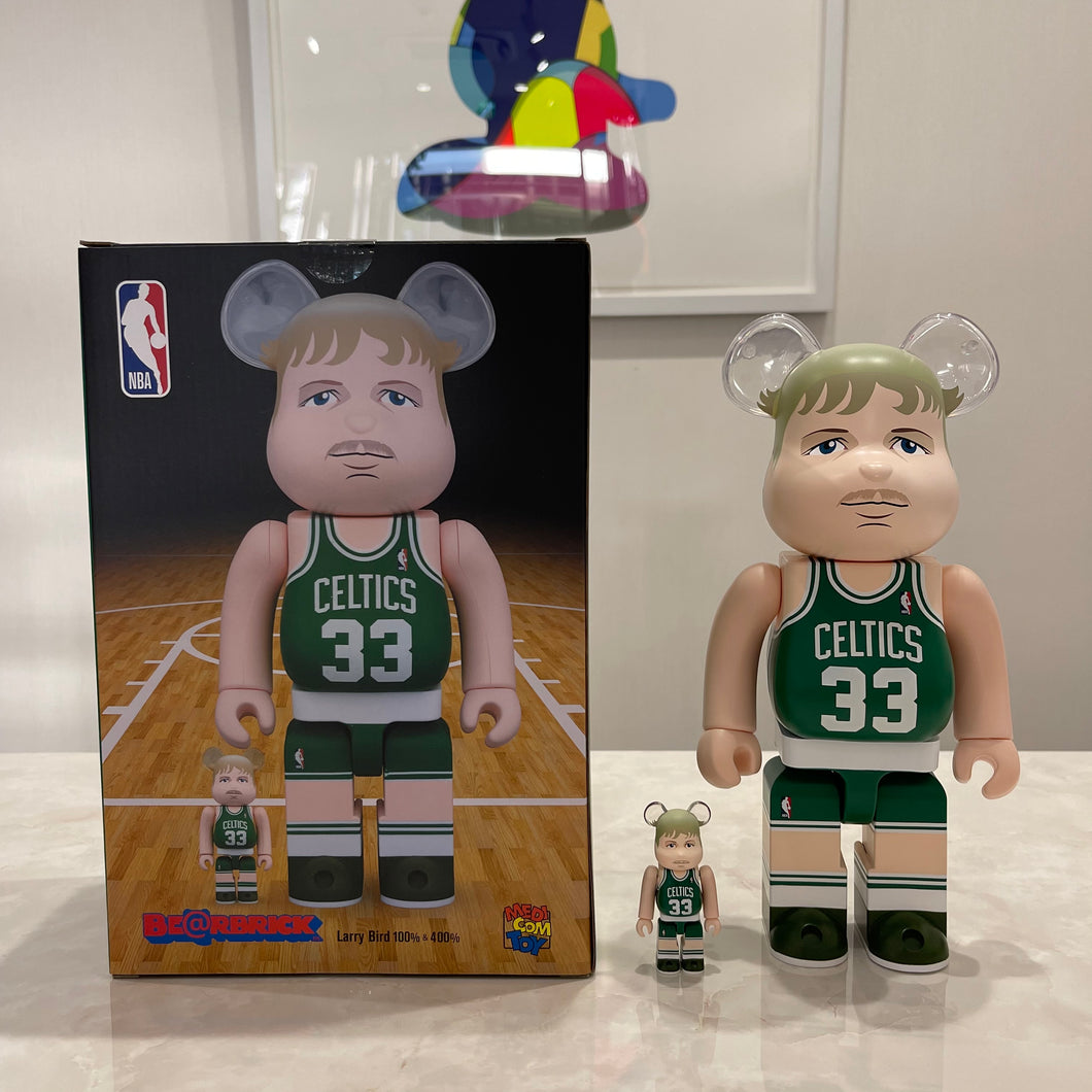 BE@RBRICK LARRY BIRD(BOSTON CELTICS) 100％ & 400％, 2020