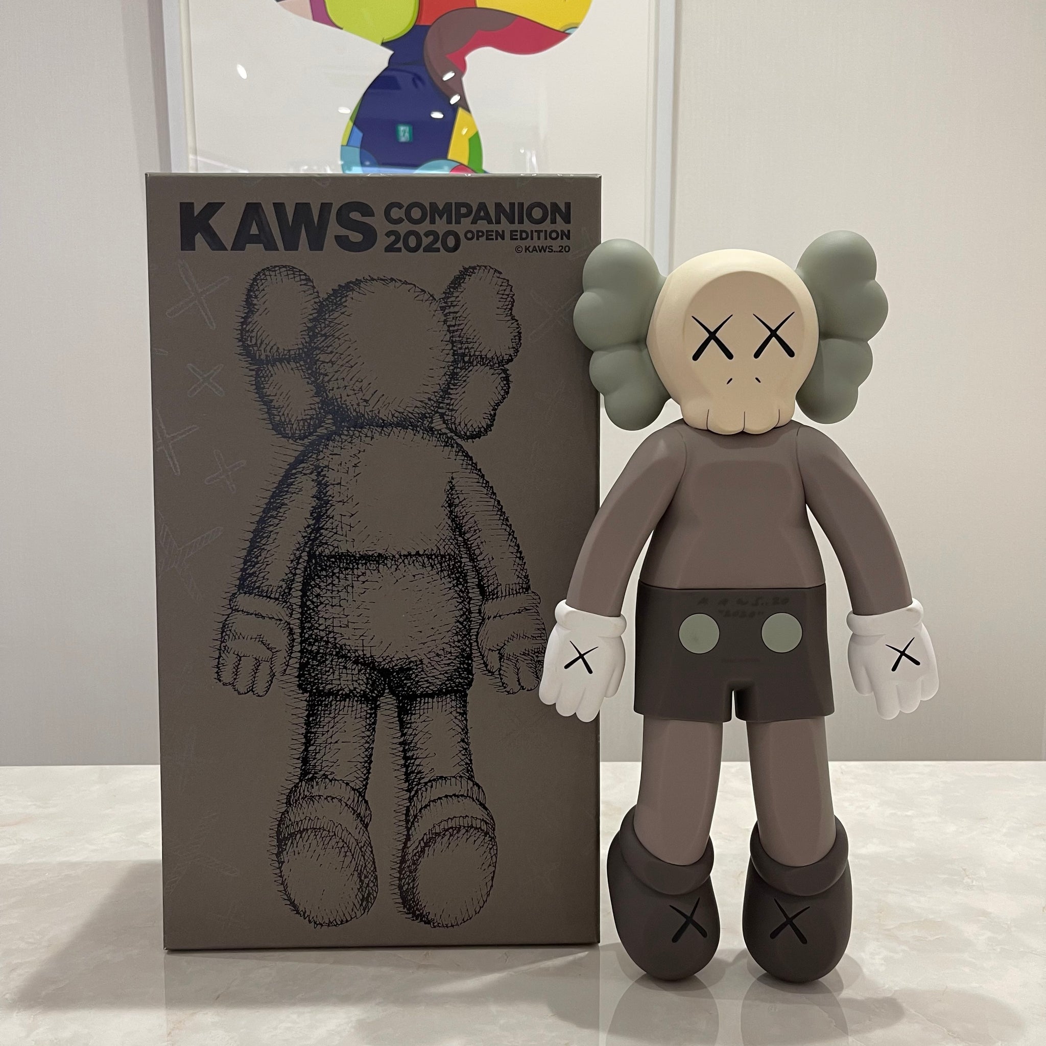 【新品、送料込】KAWS Companion 2020 Figure Brown